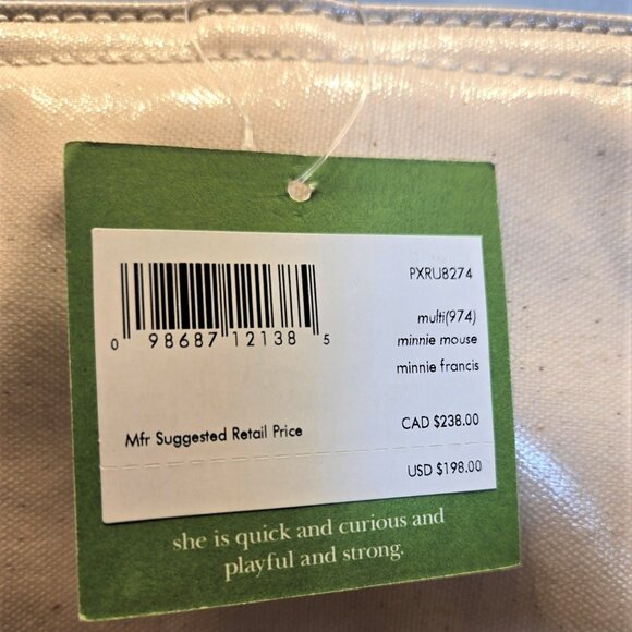 NEW Kate Spade for DISNEY MINNIE MOUSE FRANCIS LARGE TOTE and matching wallet - Picture 2 of 12